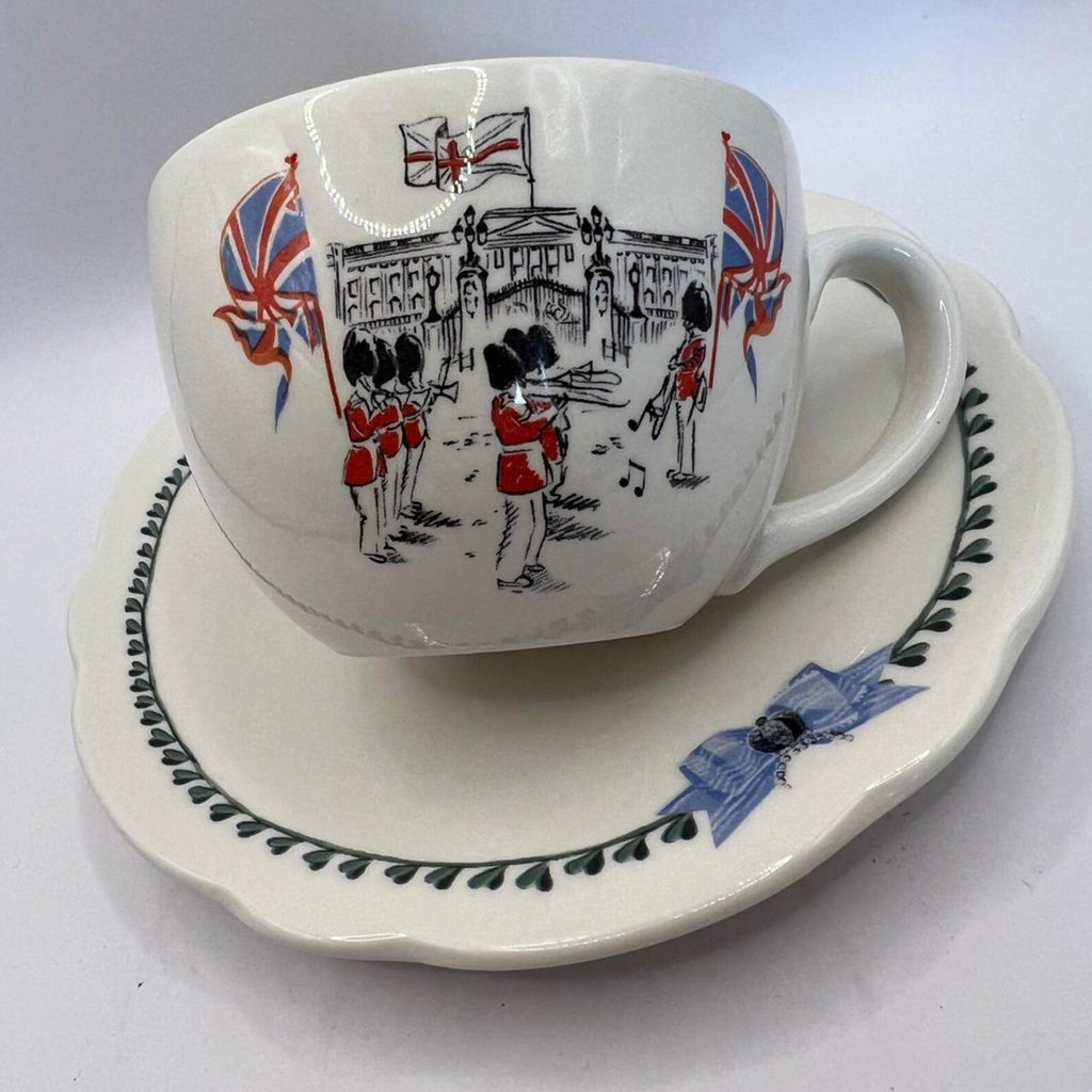 Cath Kidston Kings Coronation Teacup and Saucer