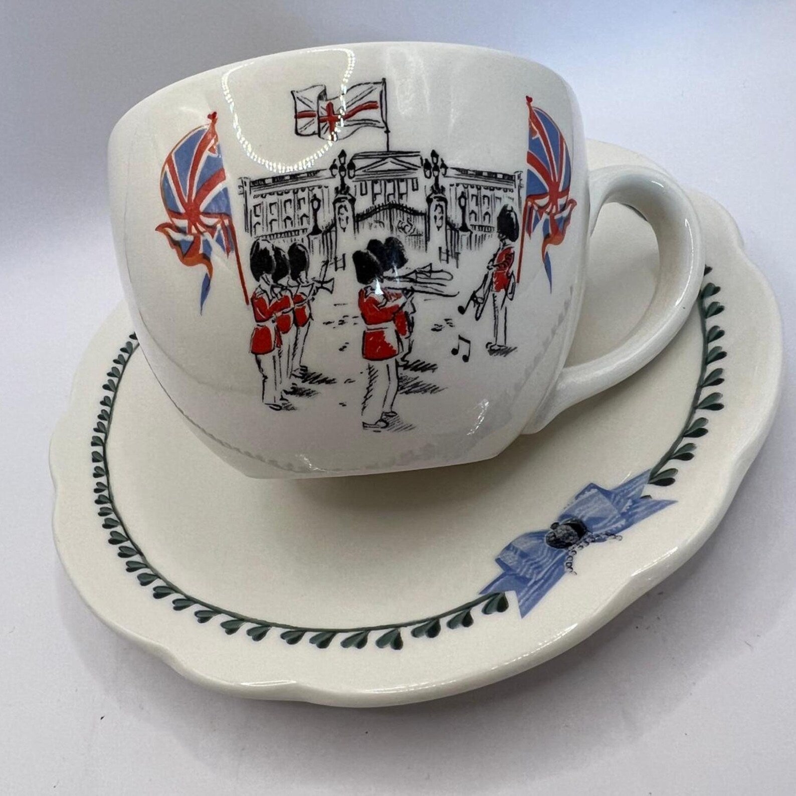 Cath Kidston Kings Coronation Teacup and Saucer
