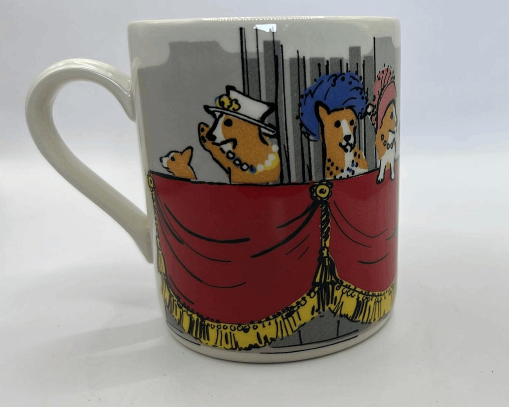 Royal Corgis Balcony Mug