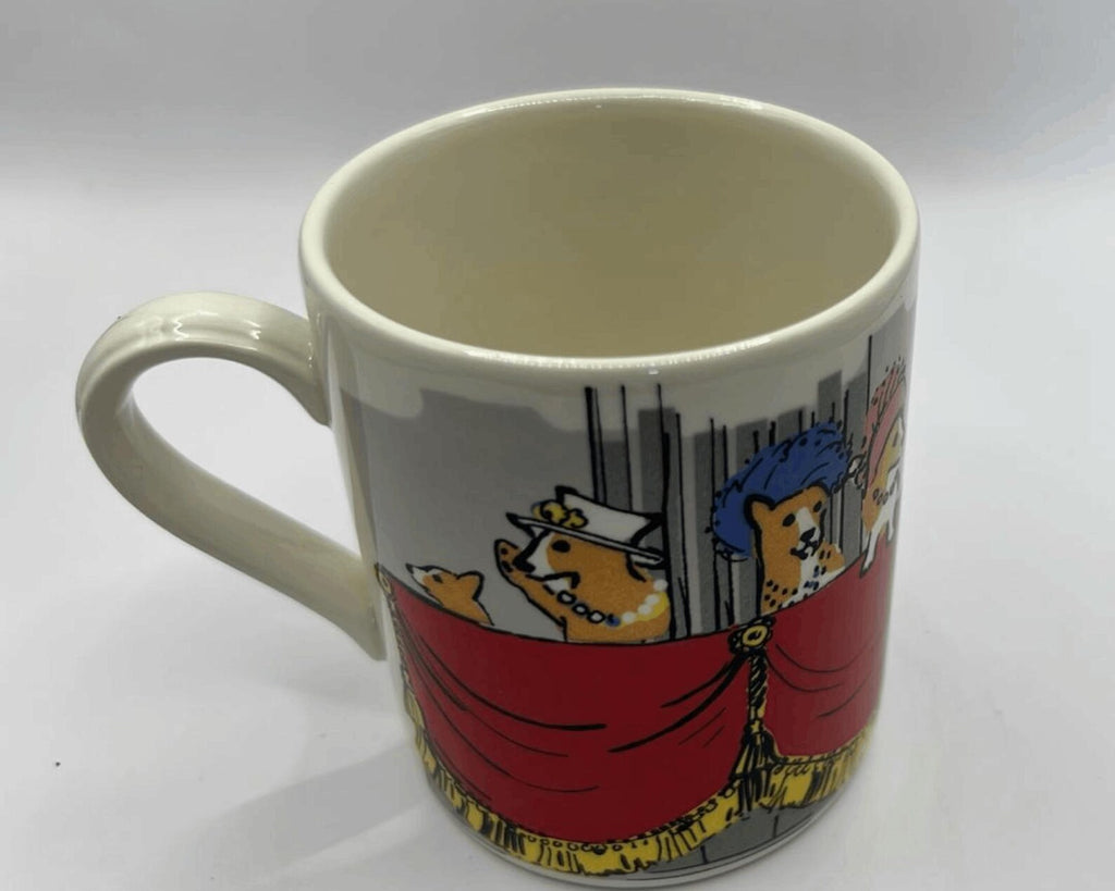 Royal Corgis Balcony Mug