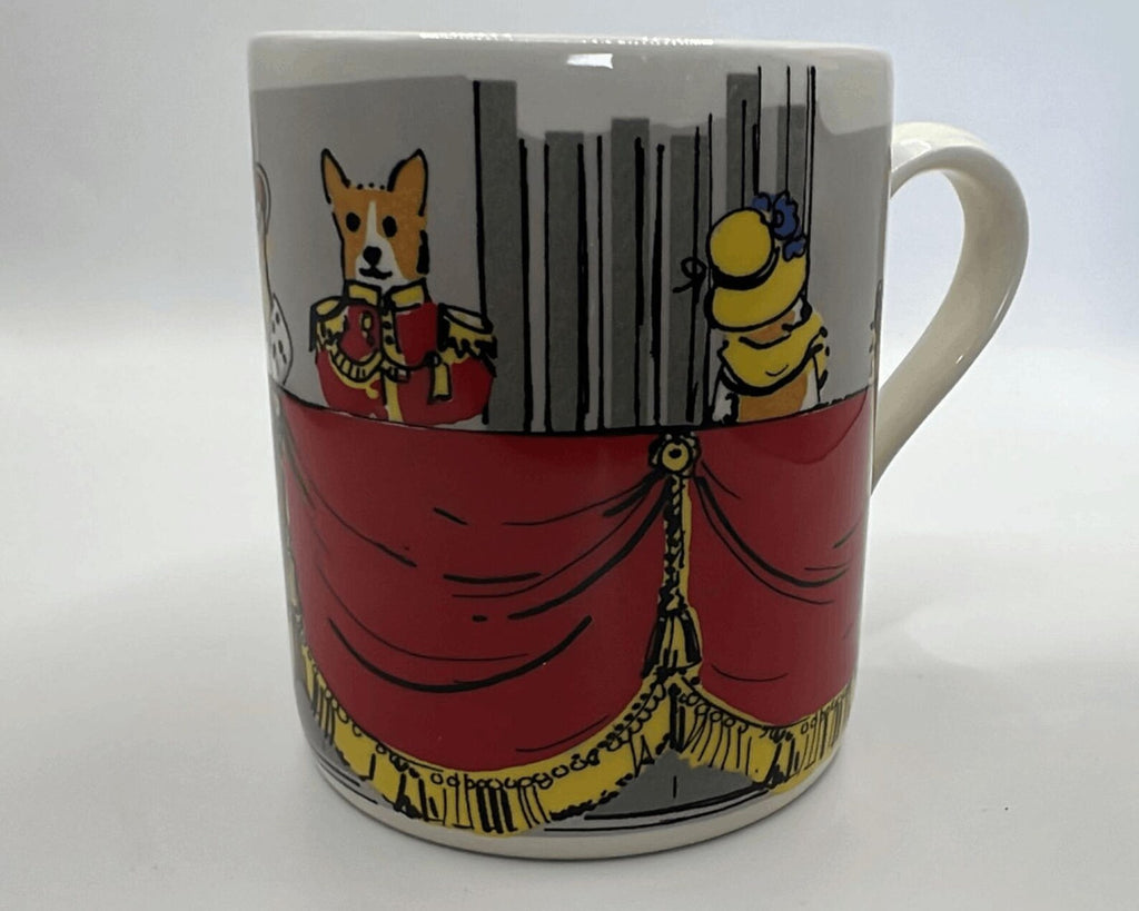 Royal Corgis Balcony Mug