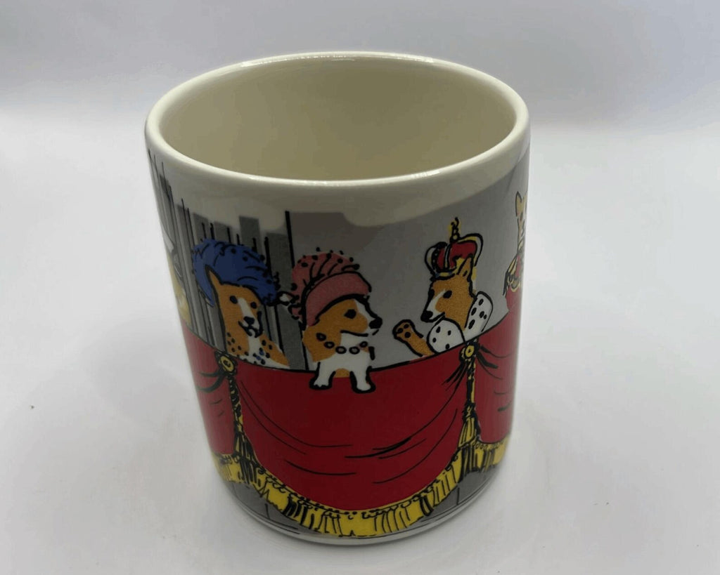 Royal Corgis Balcony Mug