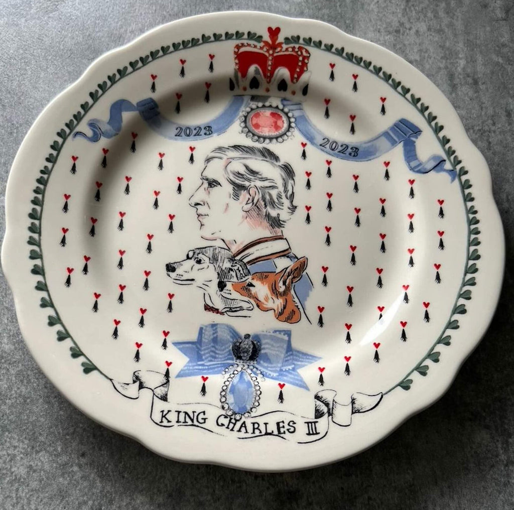 Cath Kidston King Charles III Coronation Commemorative Plate